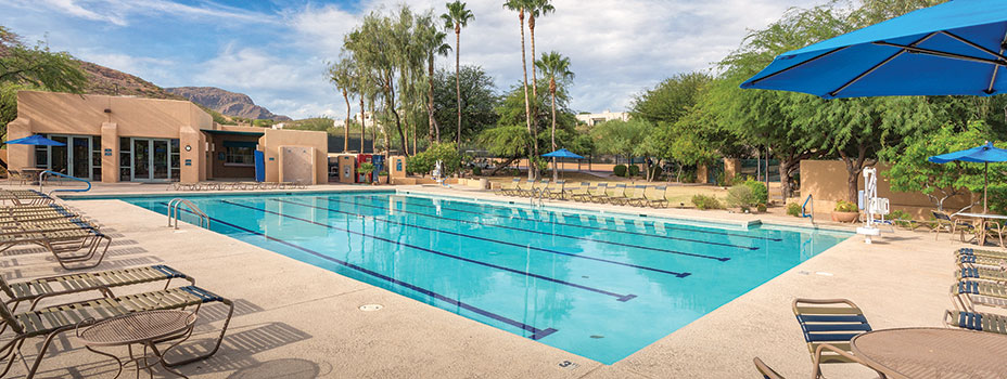 A Living room at Star Pass Golf Suites in Tucson, Arizona